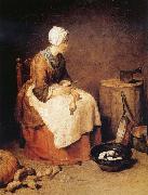 Jean Baptiste Simeon Chardin The Kitchen Maid oil on canvas